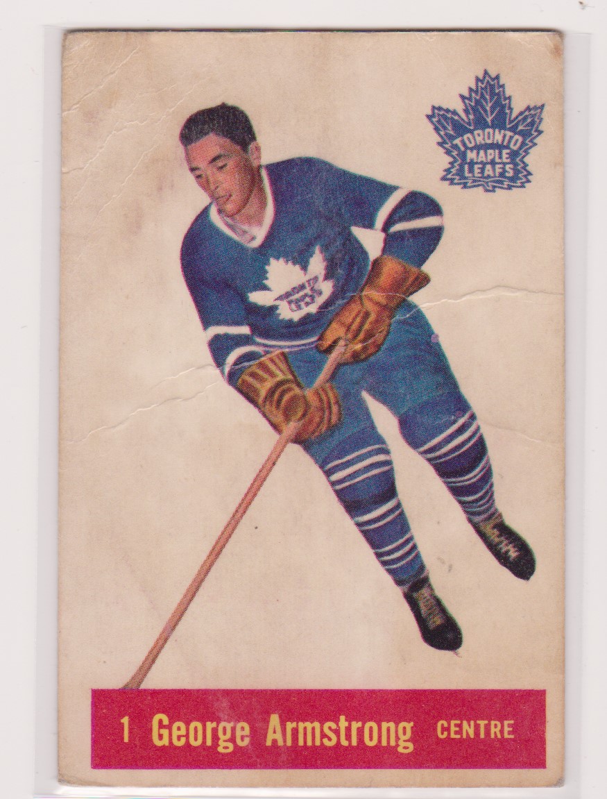 (image for) 1957-58 Parkhurst #T1 George Armstrong Toronto Maple Leafs
